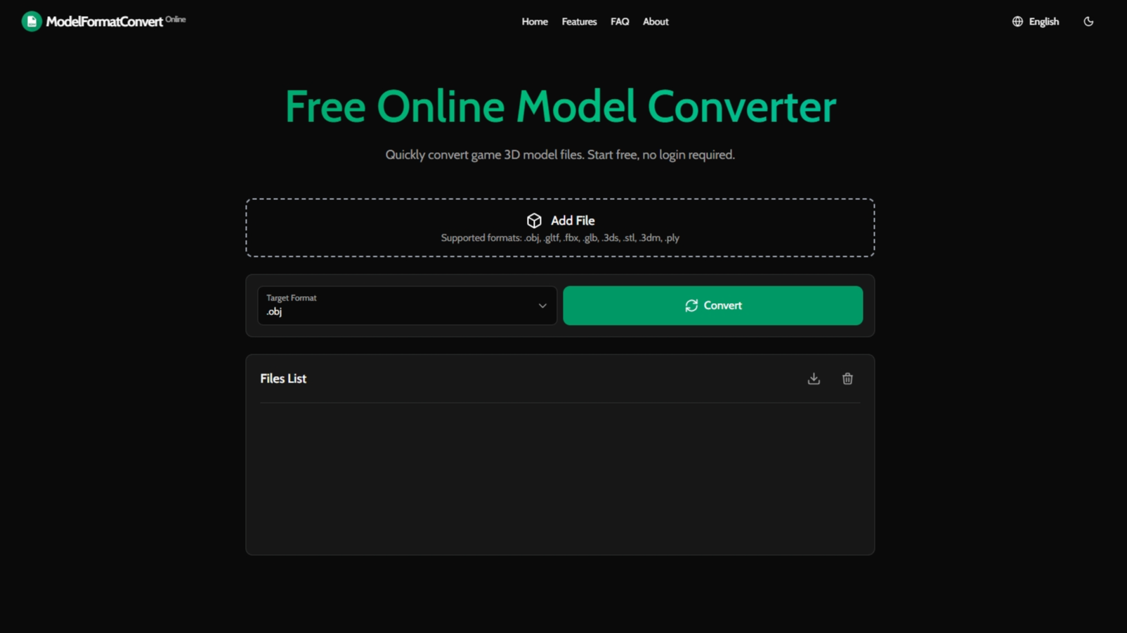 ModelFormatConvert - Quickly convert game 3D model files. Start free ...